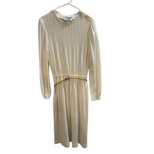 VINTAGE DRESS WITH BELT - WOMENS 12